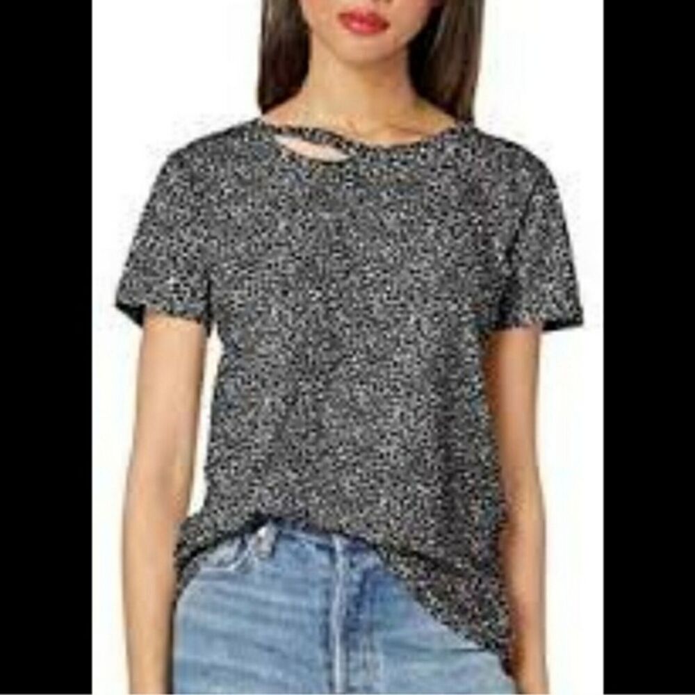 N:Philanthropy Leopard Zander Shirt size Small